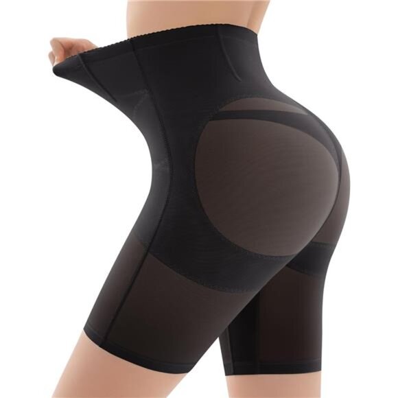 Tummy Control, Butt Lifting High Waisted Body Shaper Shorts - Picture 1 of 5